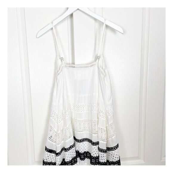 Anthropologie Crochet Lace Overlay Midi Slip Dress NWT - Picture 7 of 11